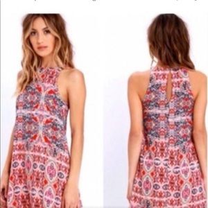 Lulu’s Paisley Sleeveless Shift Dress